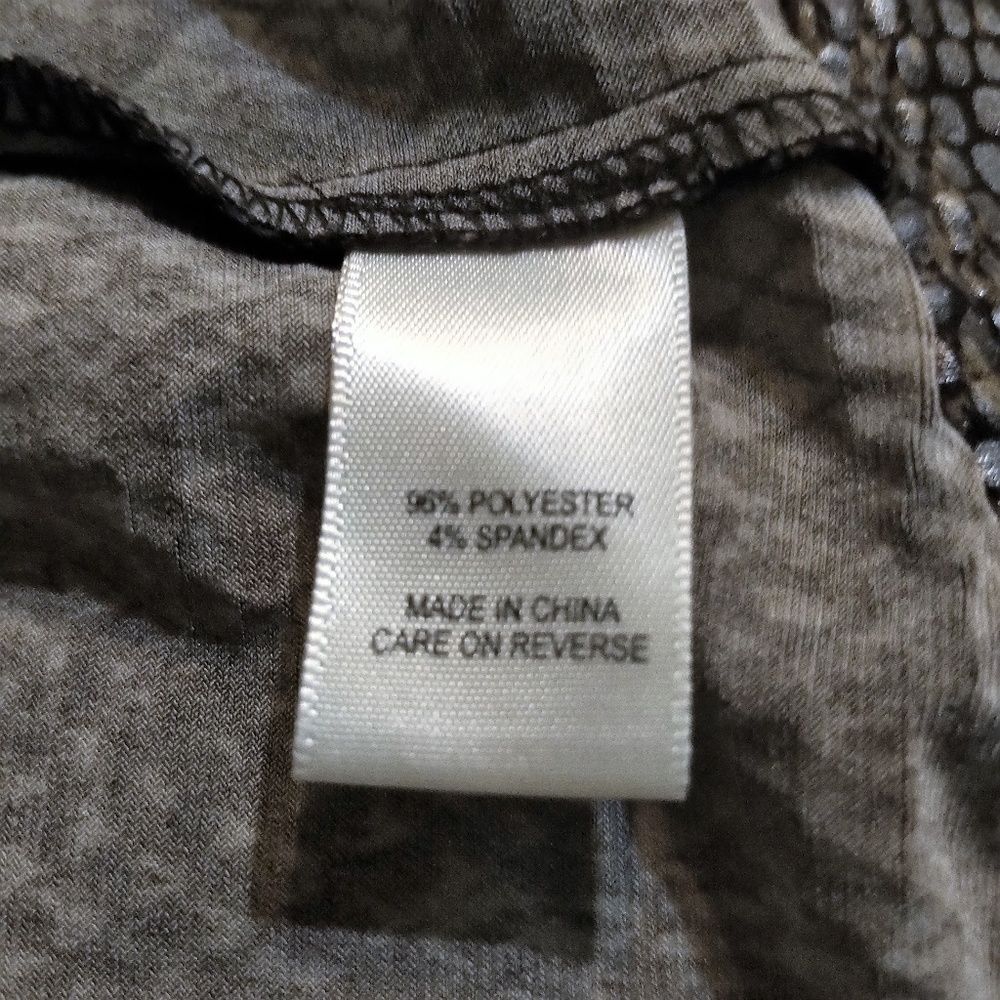 Light Faux Snakeskin Jacket by Sport Haley EUC M/L - Picture 5 of 5